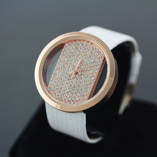 ДАМСКИ КОЖЕН ЧАСОВНИК Н025 GOLD